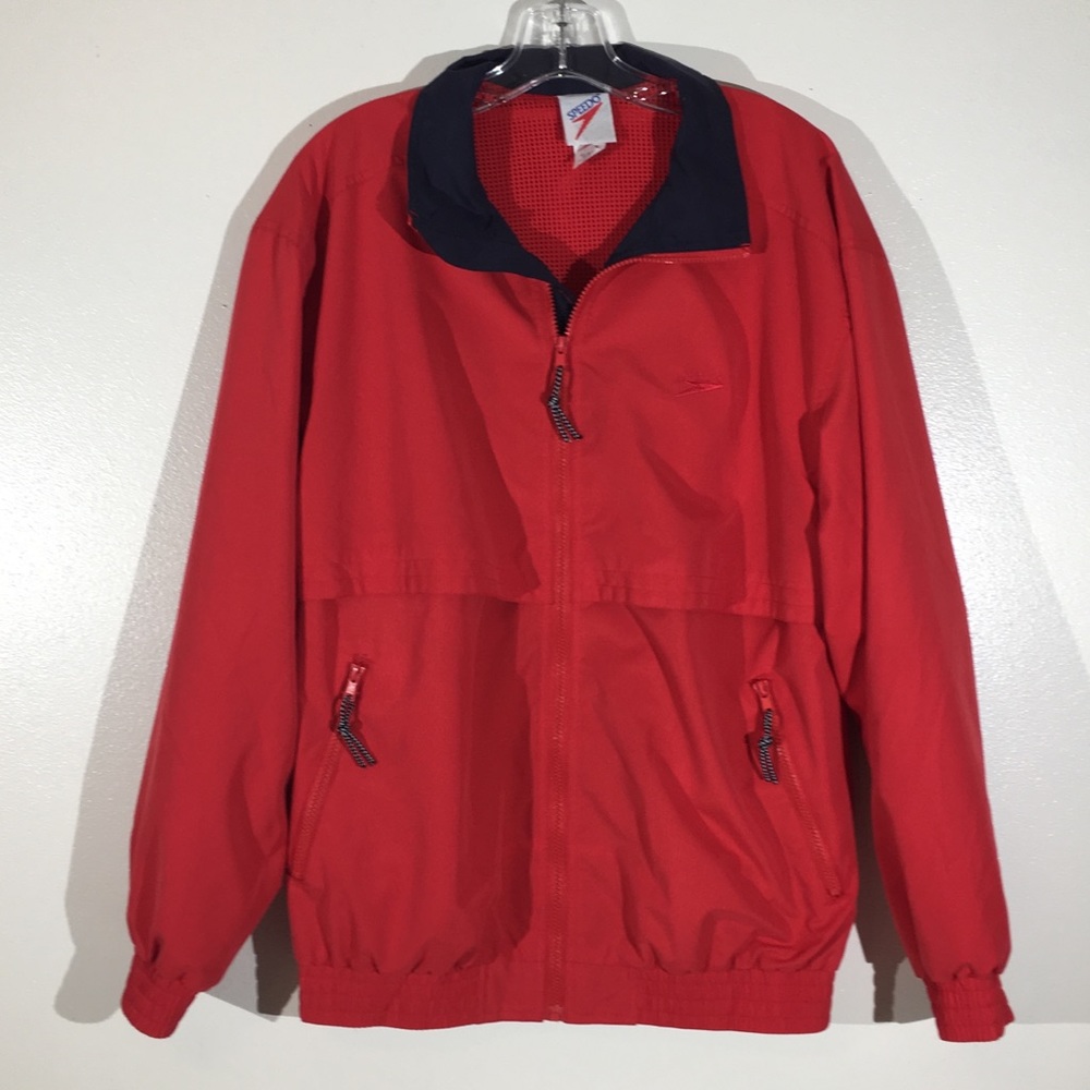 Vintage Speedo Red Windbreaker - S